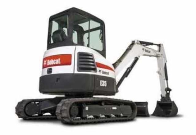Rental store for bobcat e35 closed cab in the Dayton OH metro area