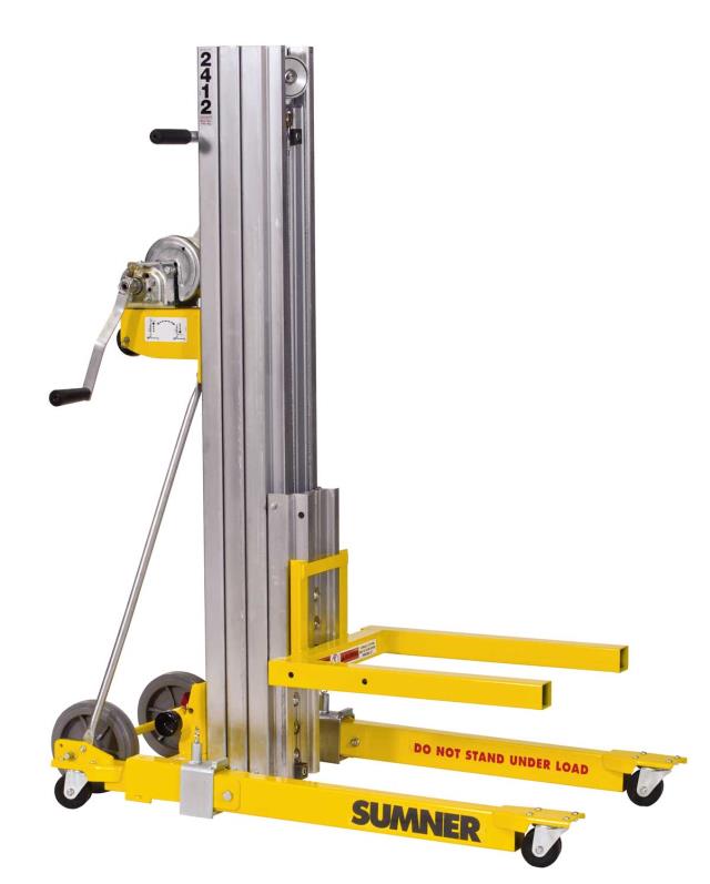 Rental store for material lift 12ft 450lbs in the Dayton OH metro area